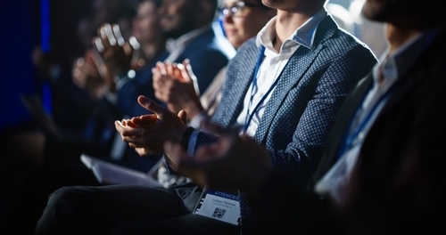 Audience clapping