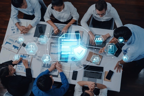 People working on digital projects
