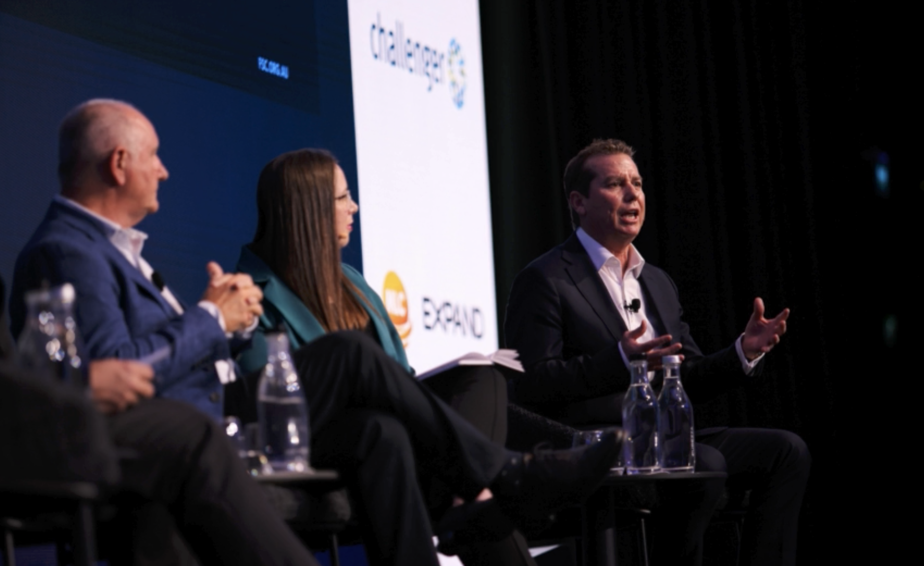 Three speakers from the innovation in retirement summit